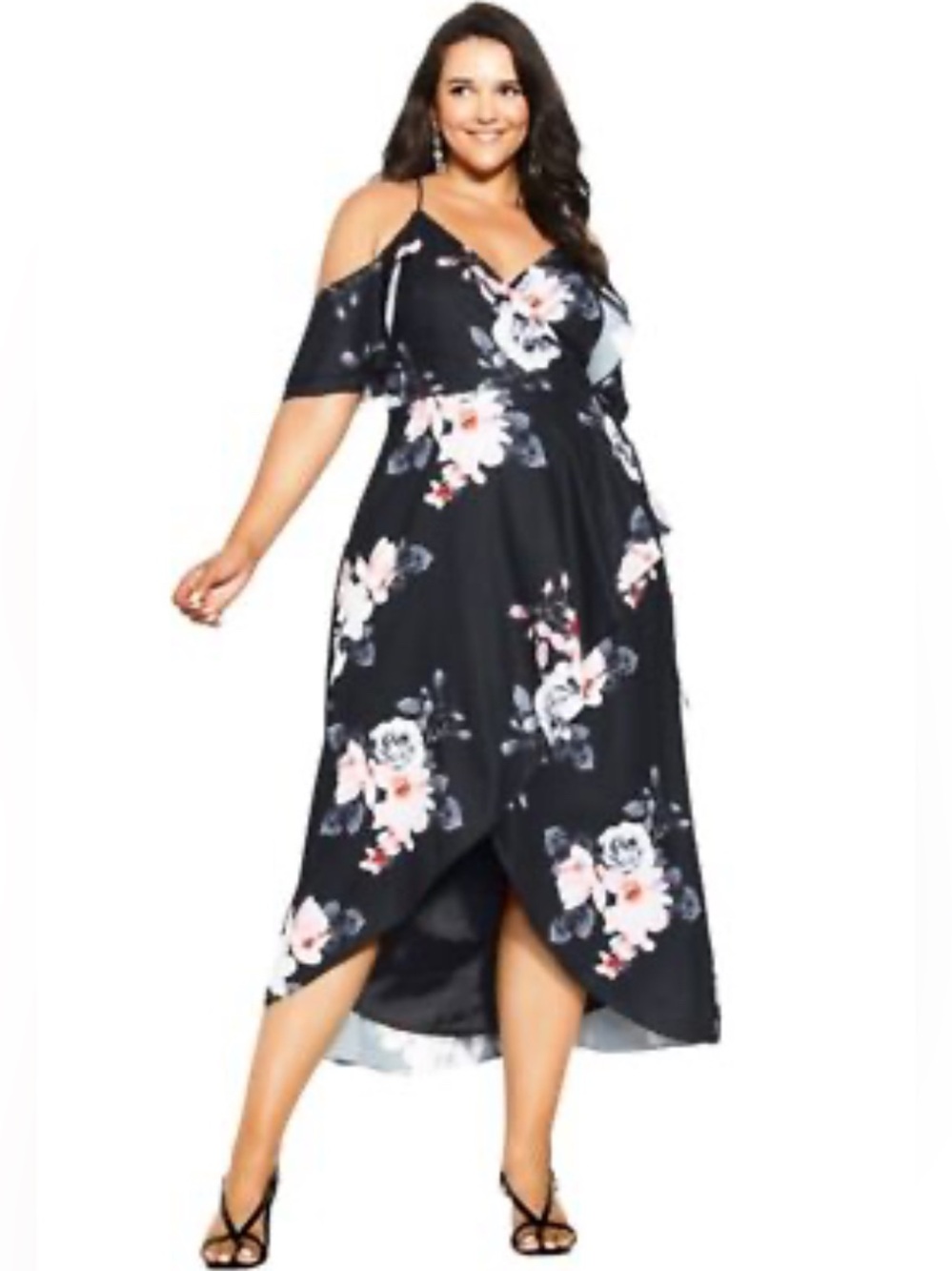 City Chic Lotus Plus Size Maxi Dress NWT